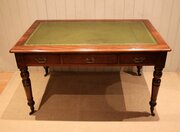 Large Mahogany Partners Desk