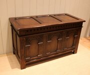 Large Oak Coffer