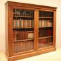 Large Oak Glazed Library Bookcase