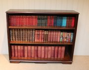 Large Oak Open Bookcase