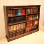 Large Oak Open Library Bookcase