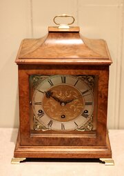 Westminster Chime  Walnut Mappin & Webb Bracket Clock