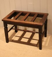 Late 19th Century Oak Luggage Stand