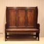 Late 19th Century Solid Oak Settle