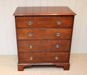Late Georgian Mahogany Chest Of Drawers 