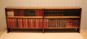 Long Slim Low Open Oak Bookcase