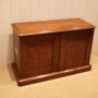 Low Golden Oak Cabinet