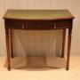 Mahogany Bow Front Writing Desk