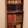 Mahogany Graduated Open Bookcase 