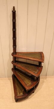 Mahogany Library Steps