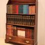 Mahogany Open Bookcase 