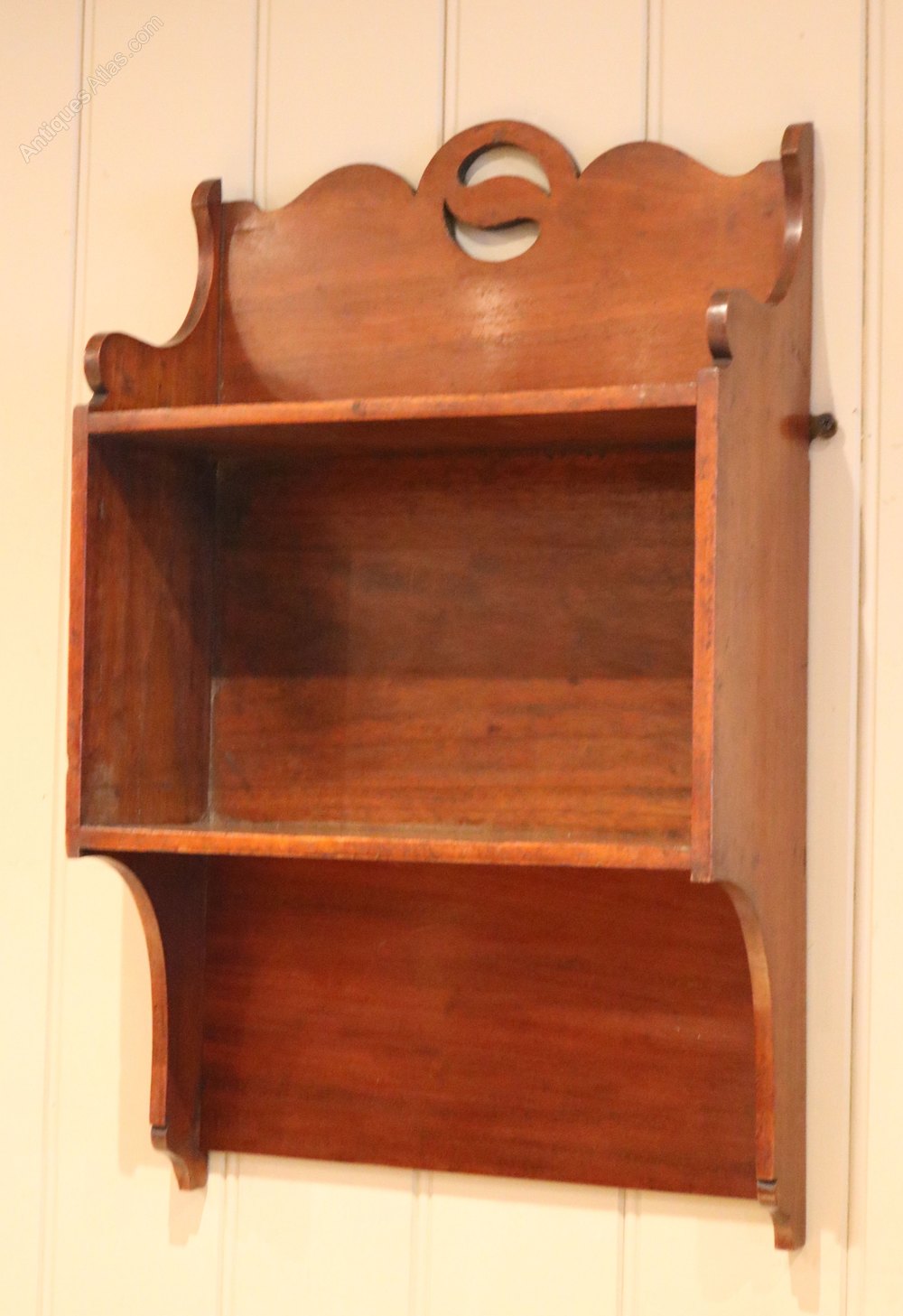 Mahogany Open Wall Shelf Antiques Atlas