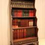Mahogany Open Waterfall Bookcase