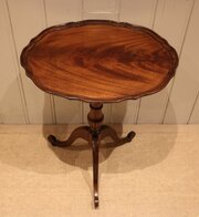 Mahogany Oval Top Wine Table