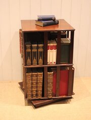 Mahogany Revolving Bookcase
