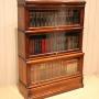 Mahogany Three Tier Globe Wernicke Bookcase