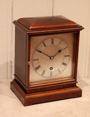 Mahogany Timepiece Mantel Clock 