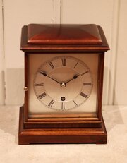 Mahogany Timepiece Mantel Clock 