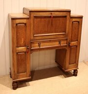 Oak Bureau Cabinet