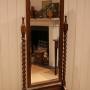 Oak Framed Cheval Mirror