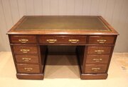 Oak Pedestal Desk