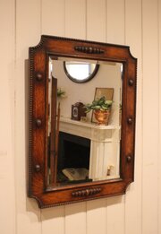 Oak Rectangular Wall Mirror