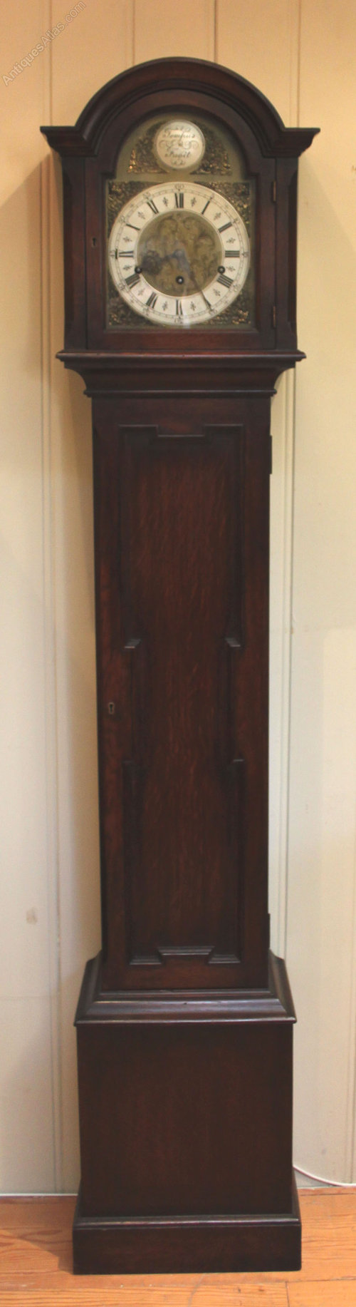 Antiques Atlas Oak Westminster Chime Grandmother Clock