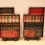 Pair Of Art Deco Oak Open Bookcases