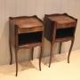 Pair Of French Beech Bedside Cabinets