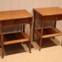 Pair Of French Cherry Wood Bedside Tables