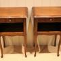 Pair Of French Oak Bedside Cabinets