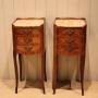 Pair Of Mahogany & Kingwood Bedside Cabinets