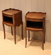 Pair Of Oak Bedside Cabinets