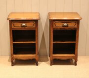 Pair Of Oak Bedside Cabinets