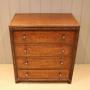 Pretty Small Oak Chest Of Drawers 