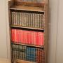 Rustic Oak Open Bookcase