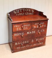 Rustic Pine Sign Written Chest 