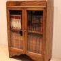 Small Oak Glazed Bookcase