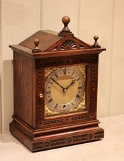 Small Oak Mantel Clock