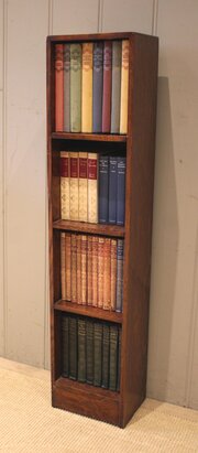Small Oak Open Bookcase