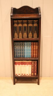 Small Oak Open Bookcase