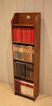 Small Proportioned Oak Arts & Crafts Open Bookcase