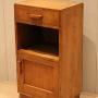 Solid Light Oak Bedside Cabinet