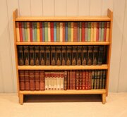 Solid Light Oak Open Bookcase