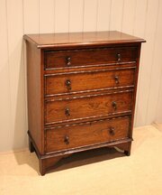 Solid Oak Chest Of Drawers