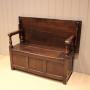 Solid Oak Monks Bench