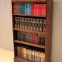 Solid Oak Open Bookcase 