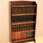 Solid Oak Open Bookcase