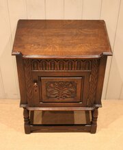 Solid Oak Side Cabinet