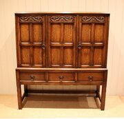 Solid Oak Side Cabinet